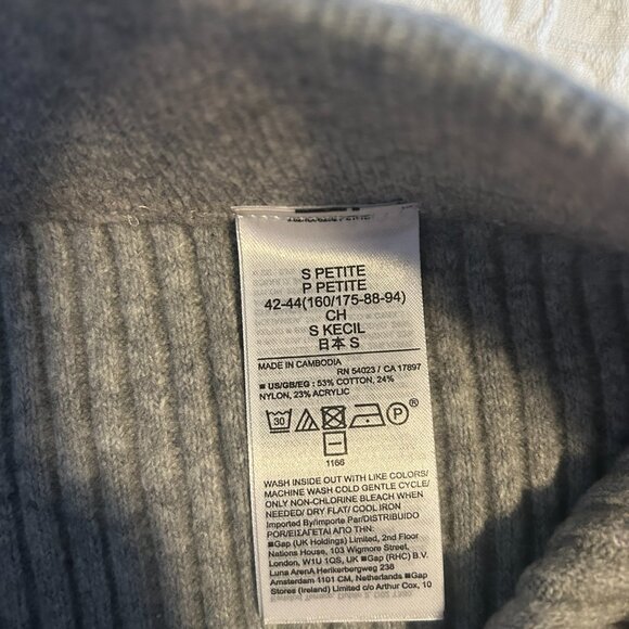 Gap CashSoft Ribbed Midi Sweater Skirt (Size S Petite) - Picture 4 of 5